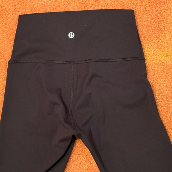 Like New Lululemon X Soulcycle Wunder Under Crop High-Rise 23" Black Leggings 4 - Picture 5 of 11